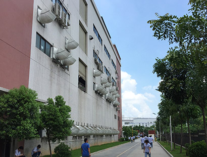 精密五金電子廠廣東長盈環(huán)?？照{安裝案例