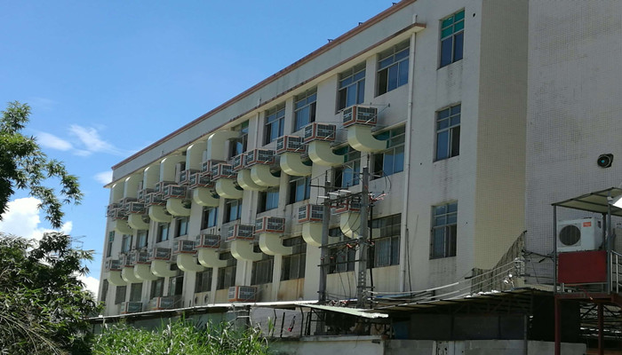 潤(rùn)東方節(jié)能環(huán)?？照{(diào)室外安裝圖 